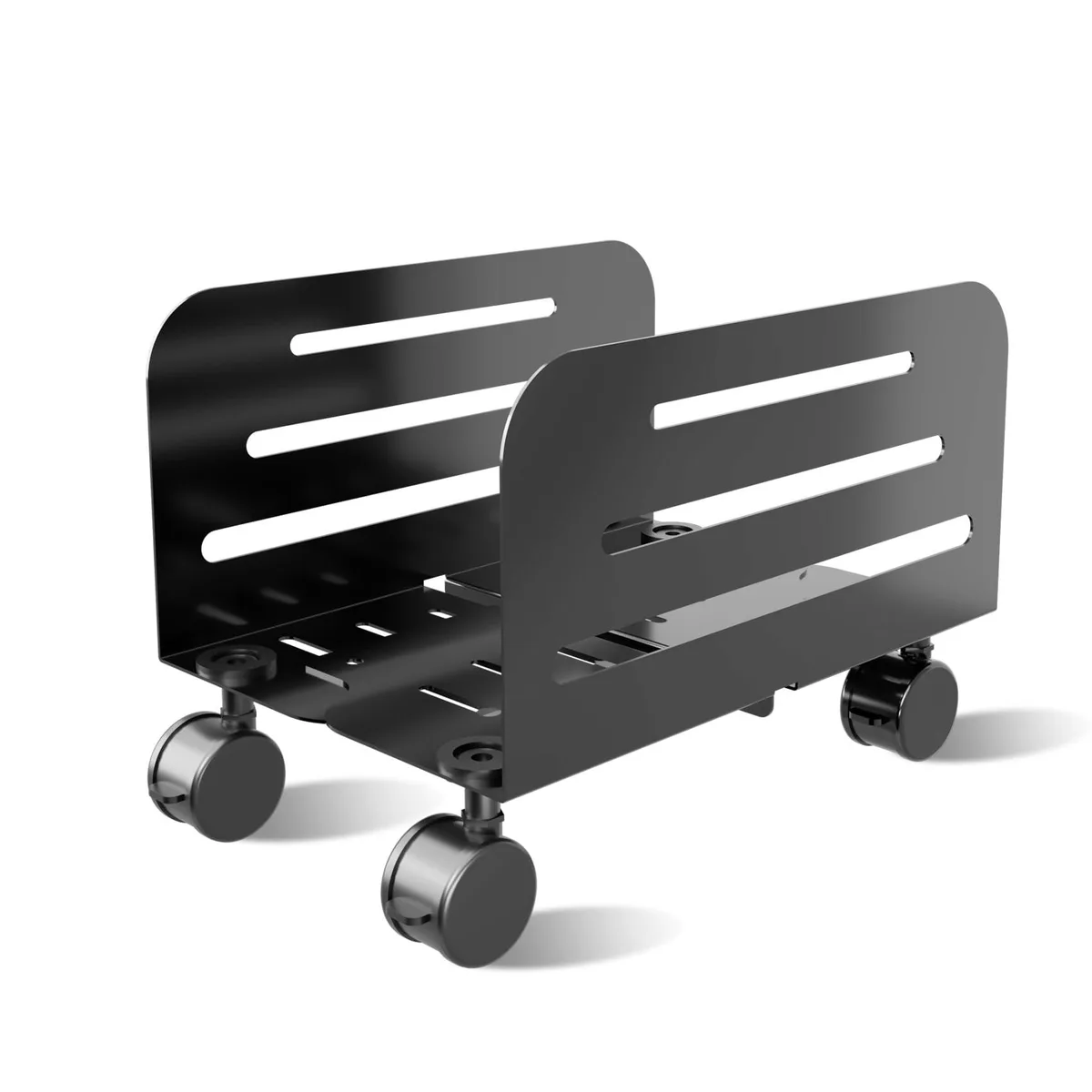  SUPTEK Mobile CPU Rolling Stand, 5.5-9.8 in Adjustable, Black (ZJJ005) — product photo