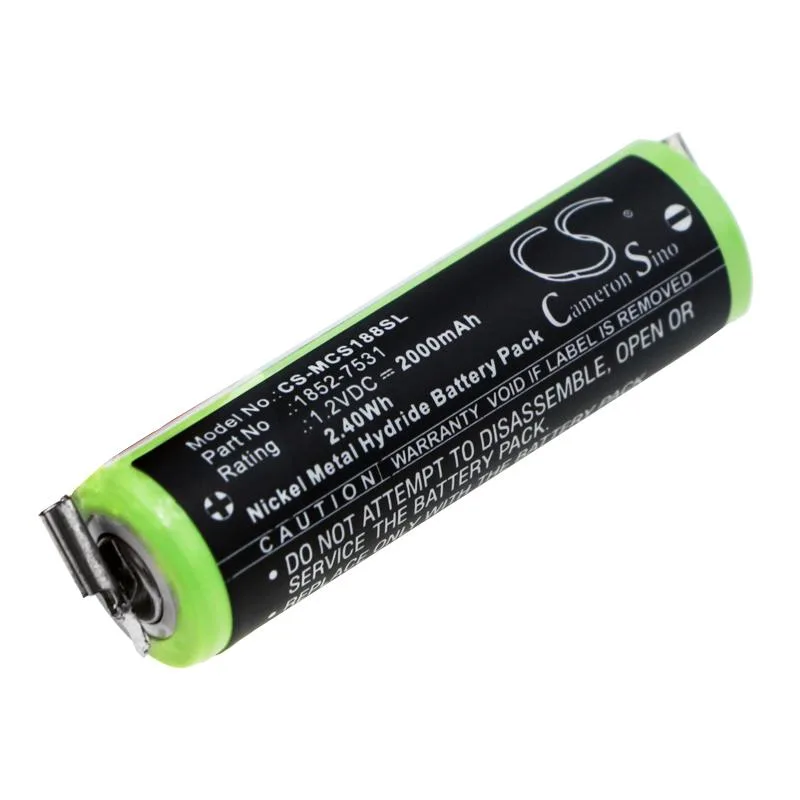 Estry Estry 2000mAh 1.2V Ni-MH standard battery for Moser ChroMini 1591B 1591 1591Q Easy Style 1881 — product photo