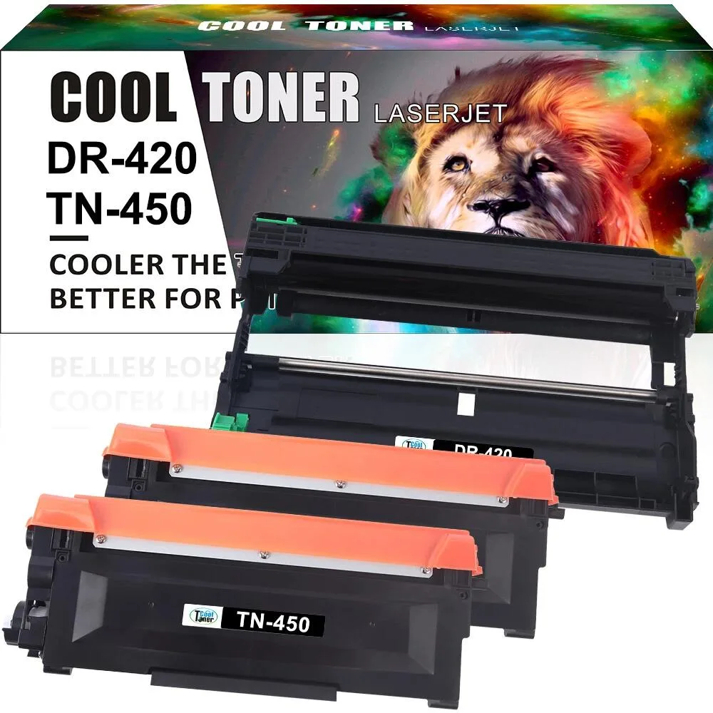 Cool Toner Cool Toner TN450 DR420 toner cartridge drum unit set 3 pack black — product photo