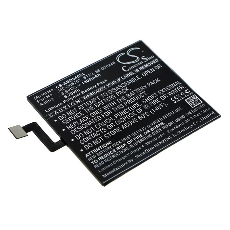 Cameron &amp; Co Cameron &amp; Co Battery for Kindle Paperwhite 10th Gen 2018 1.5 Ah Black — product photo