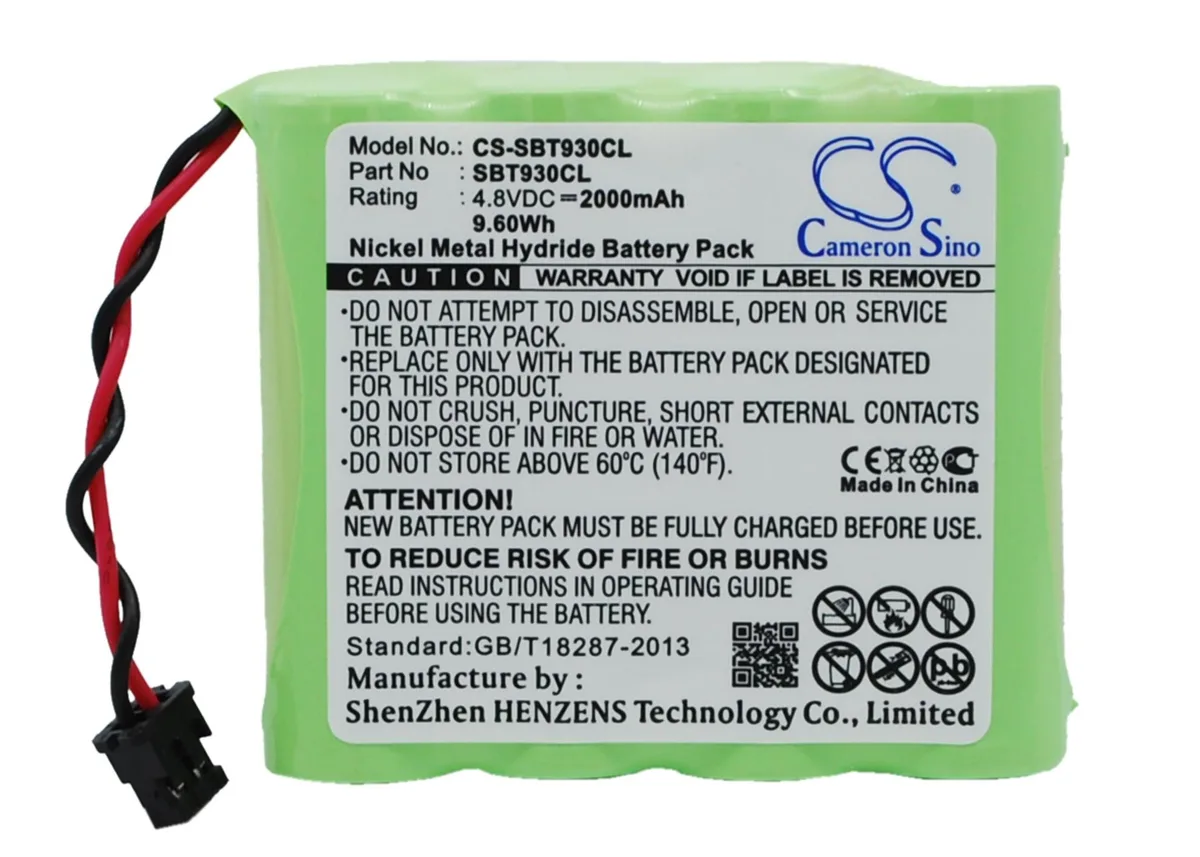 Cameron &amp; Co Cameron &amp; Co DS-CS-SBT930CL 4.8V 2000mAh Ni-MH telephone accessory — product photo