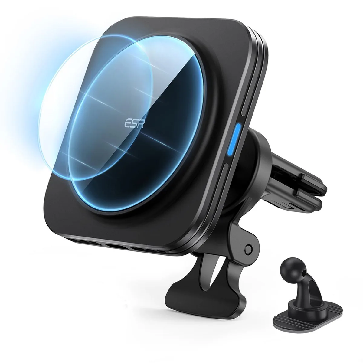  ESR HaloLock 15W MagSafe Car Vent Mount Black — product photo
