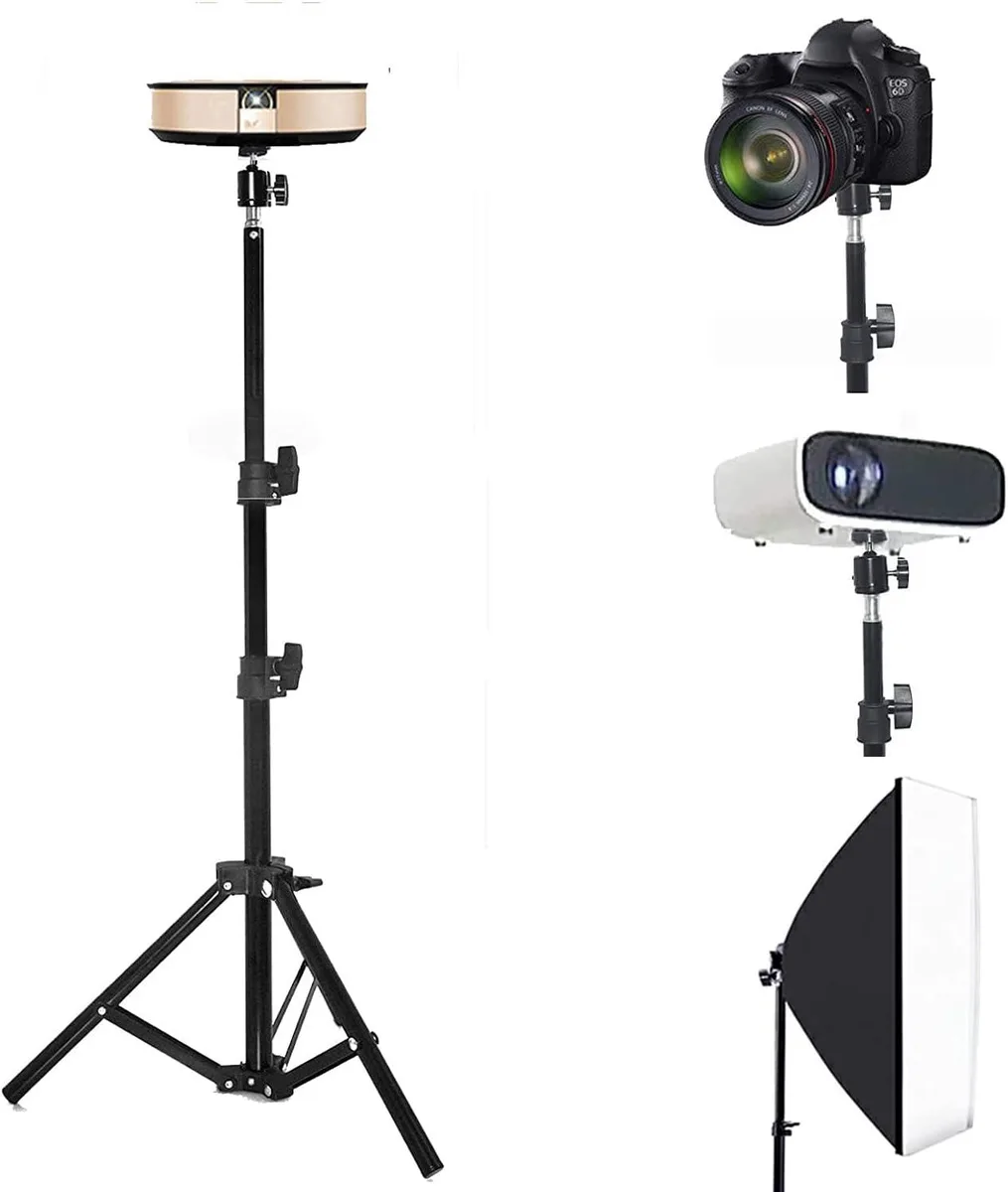 BFKK BFKK Projector Accessory Tripod Stand 20-61" 1.5 lbs 360° Head — product photo