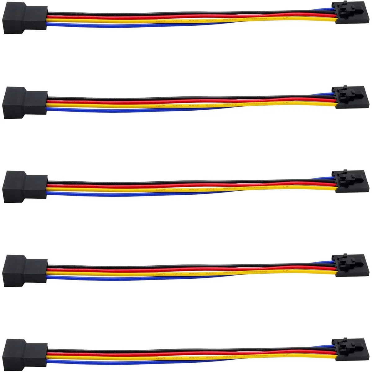  Apple 5Pin to 4Pin Fan Adapter Cable 17cm 5 Pack — product photo