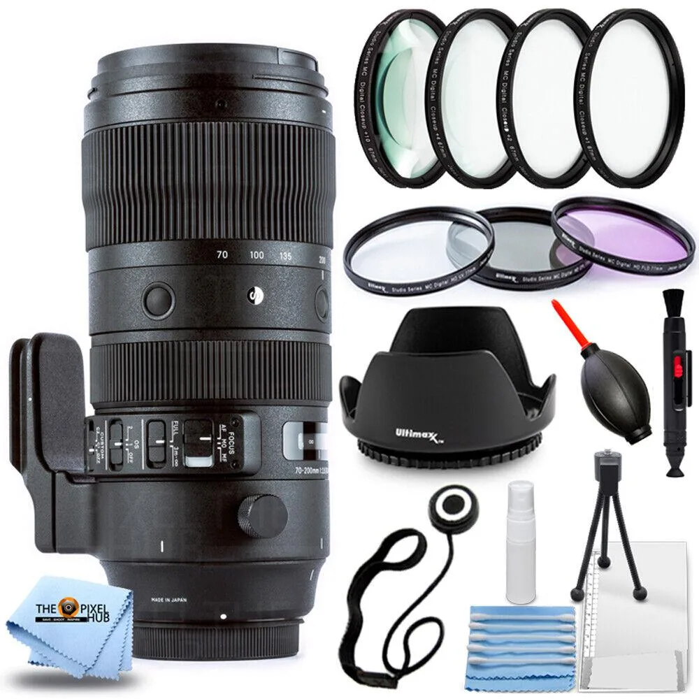 SIGMA SIGMA 70-200mm f/2.8 DG OS HSM Sports Lens for Canon EF with 82mm Filter Kit — product photo