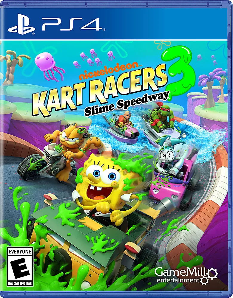 Game Mill Entertainment Game Mill Entertainment 66006 Nickelodeon Kart Racers 3: Slime Speedway ps4 video game — product photo