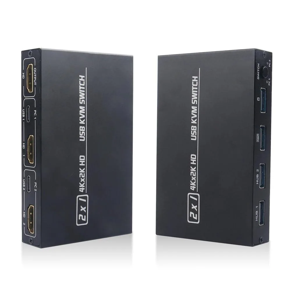 YINGHUA YINGHUA 2 In 1 Out 4K60Hz HDMI KVM Switch — product photo