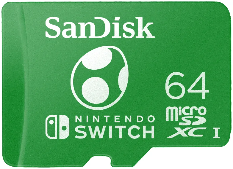 SanDisk SanDisk SDSQXAO-064G-GN6ZN 64GB microSDXC UHS-I memory card — product photo