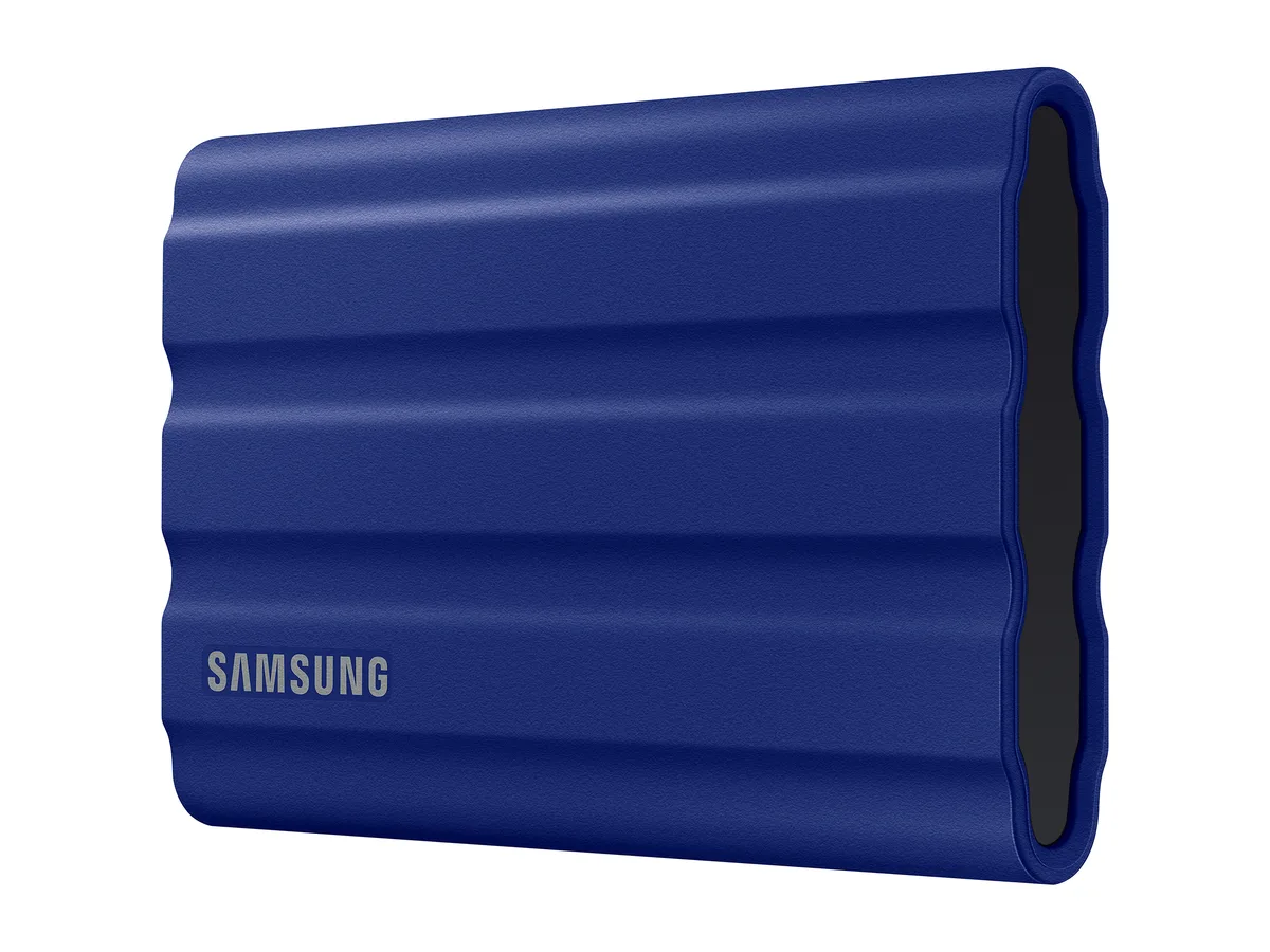 SAMSUNG SAMSUNG T7 Shield 1TB portable SSD MU-PE1T0R/AM Blue — product photo