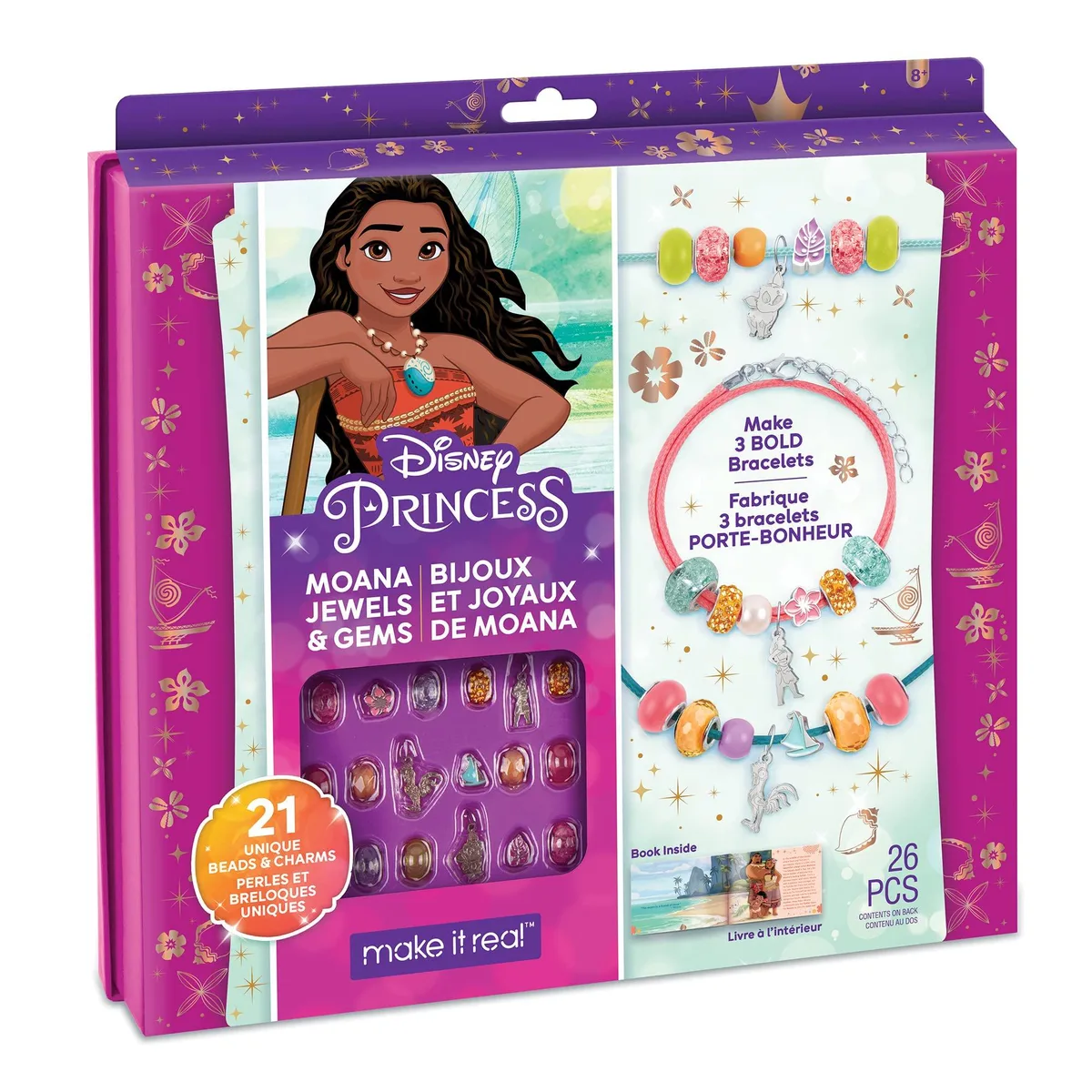 Make It Real Make It Real Disney Princess Moana Jewels & Gems Kit 26-piece — product photo