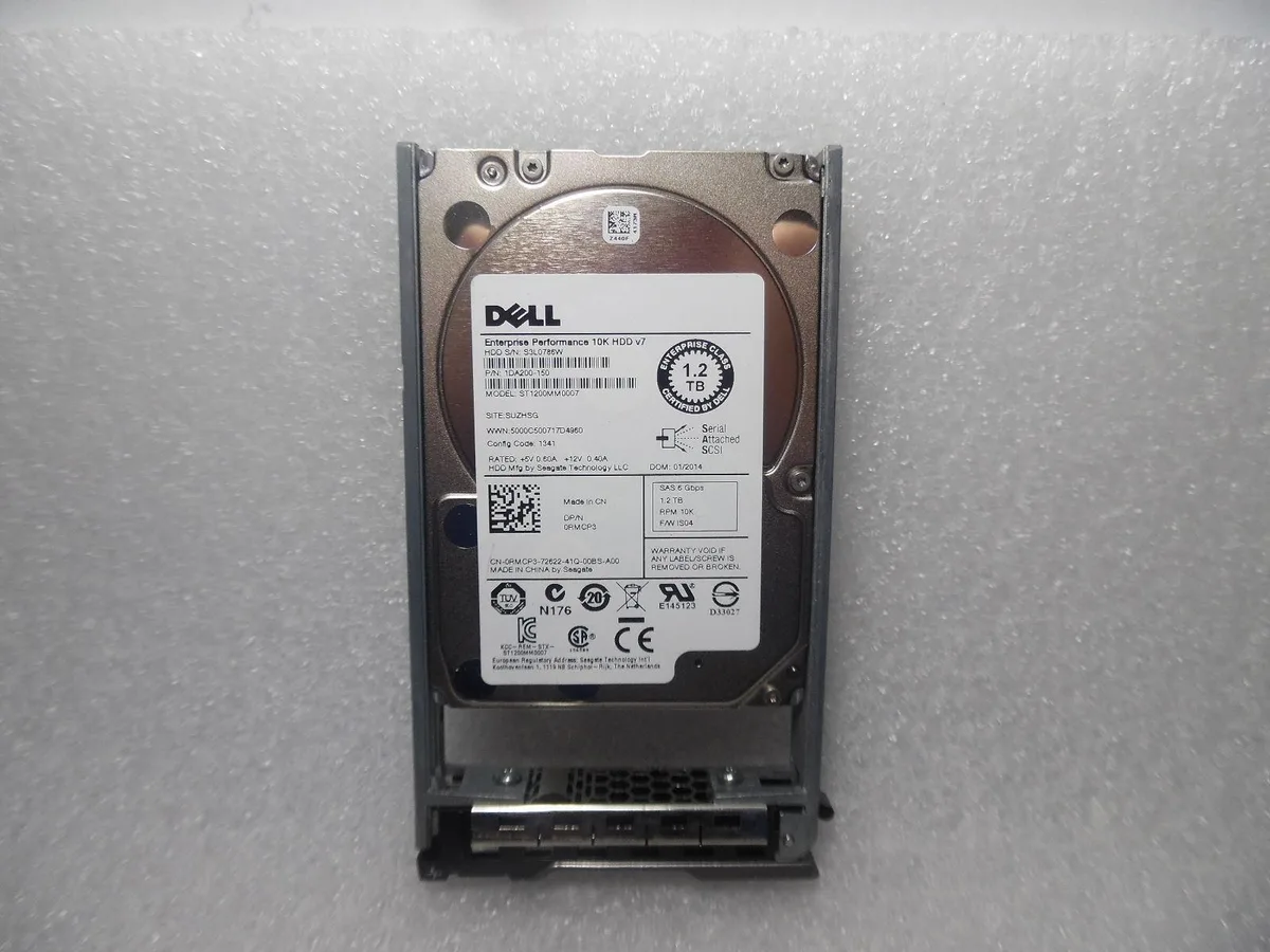 DELL DELL ST1200MM0007 1.2TB SAS 10K 2.5" internal hard drive — product photo