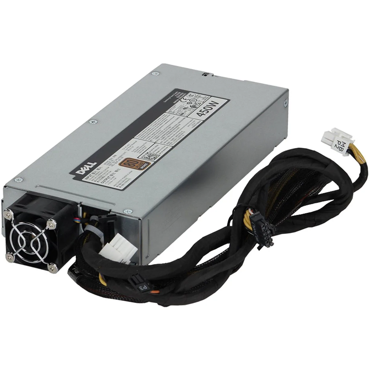 DELL DELL R250 T350 450W 80+ Bronze 106mm Cabled Server Power Supply — product photo