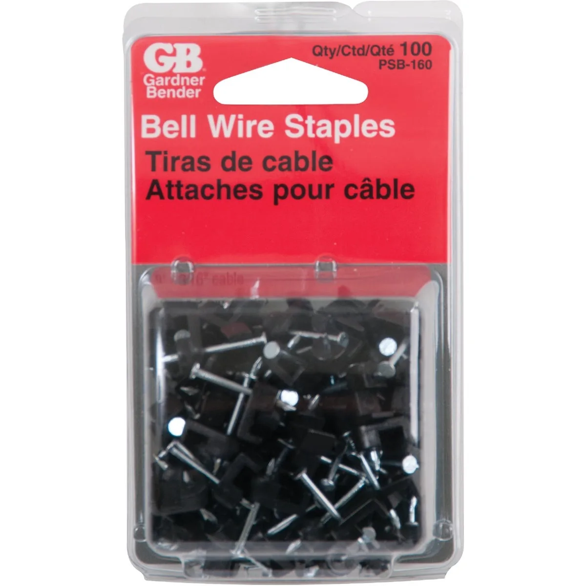 Gardner Bender Gardner Bender 3/16 In. Plastic Bell Wire Staple 100-Count — product photo