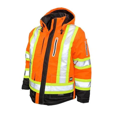 Tough Duck Tough Duck S18721 Hi-Vis 4-in-1 Safety Jacket Orange 2XL personal protective equipment — product photo