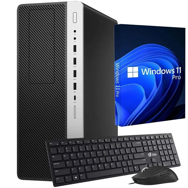 HP HP 800 G5 Tower Desktop PC Intel Core i7-9700 4.70GHz 16GB DDR4 256GB SSD Windows 11 Pro — product photo