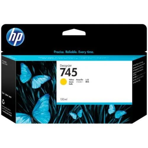 HP HP F9J96A 745 Yellow DesignJet Ink Cartridge 130 ml — product photo
