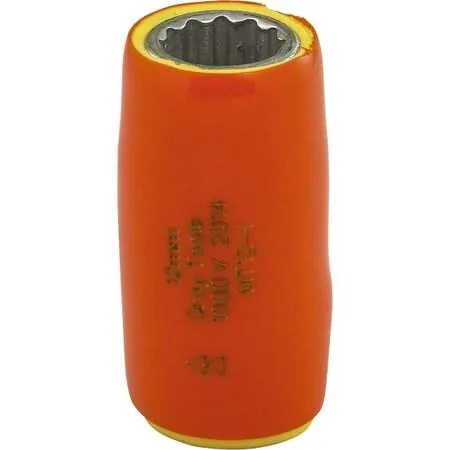 Gray Tools 12mm insulated socket with orange and yellow layers