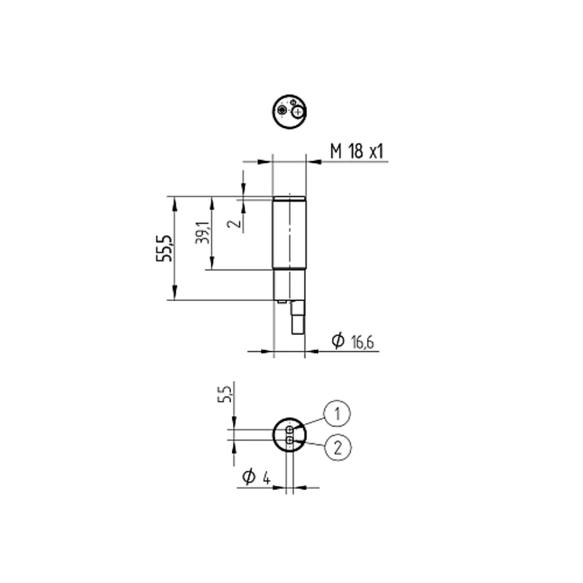 Wenglor Wenglor HD03PA PNP Proximity Switch 30 mm 10...30 V DC IP67 electrician tool — product photo