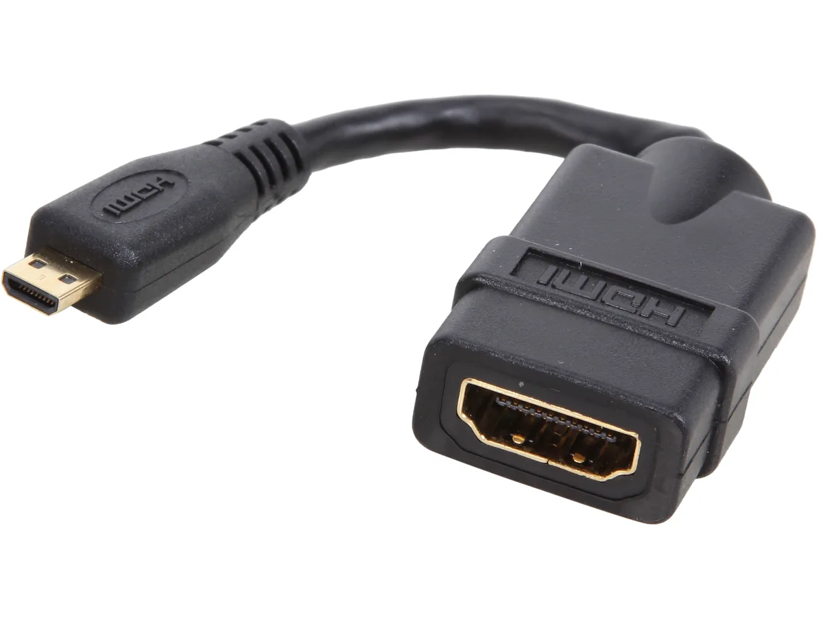 STARTECH STARTECH HDADFM5IN HDMI to Micro HDMI video adapter 5in — product photo