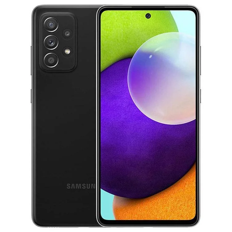 SAMSUNG SAMSUNG Galaxy A52 5G A526U AT&amp;T Only 128GB Black Grade B prepaid — product photo