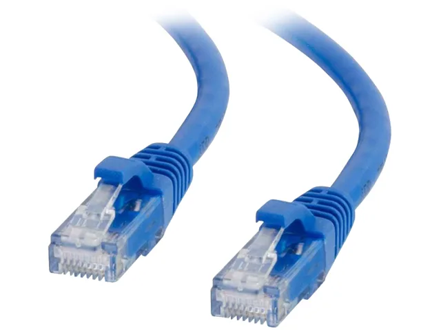 Cables To Go Cables To Go 50877 50 ft Cat6a Snagless UTP Ethernet Cable Blue — product photo