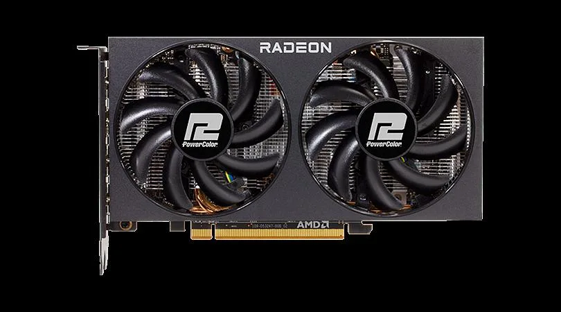 PowerColor PowerColor Fighter Radeon RX 6600 XT 8GB GDDR6 graphics card — product photo