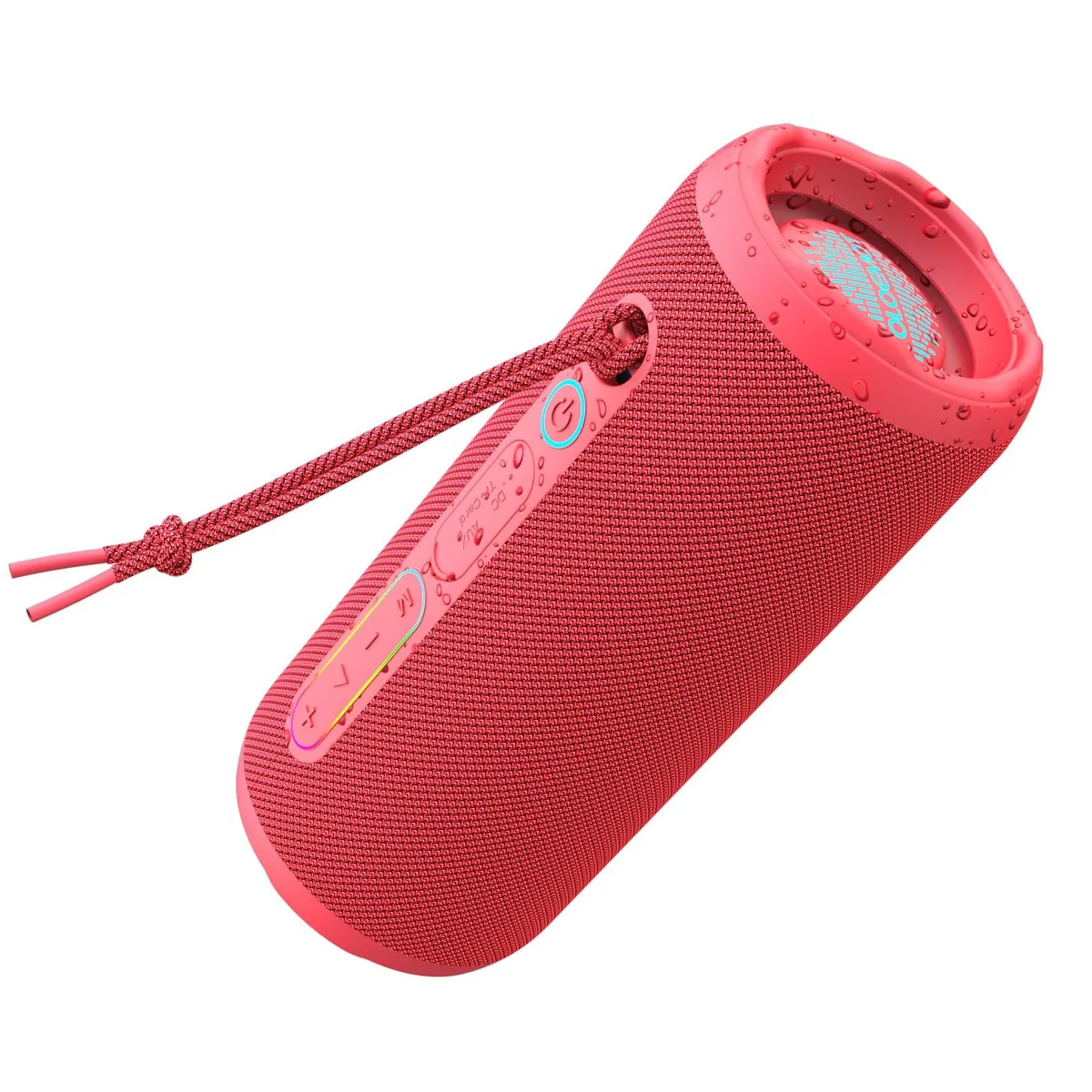  YOLOEMOT Bluetooth Speaker IPX7 24W Bluetooth 5.3 Red — product photo