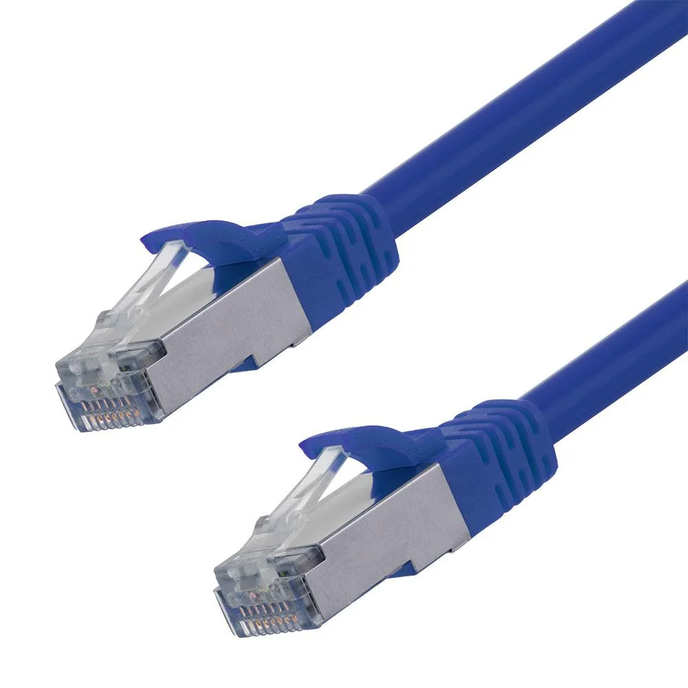 NavePoint NavePoint CAT6A S/FTP 26AWG 7 Ft 5 pack Blue network ethernet cable — product photo