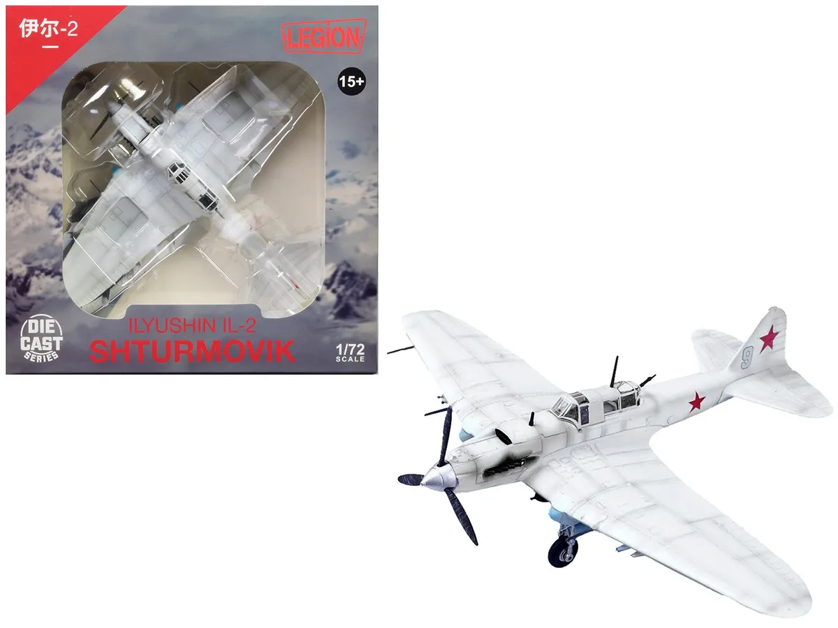 Legion Supplies Legion Supplies Ilyushin IL-2 Shturmovik 1/72 "Battle of Stalingrad" 1942 Soviet Air Force Diecast Model — product photo