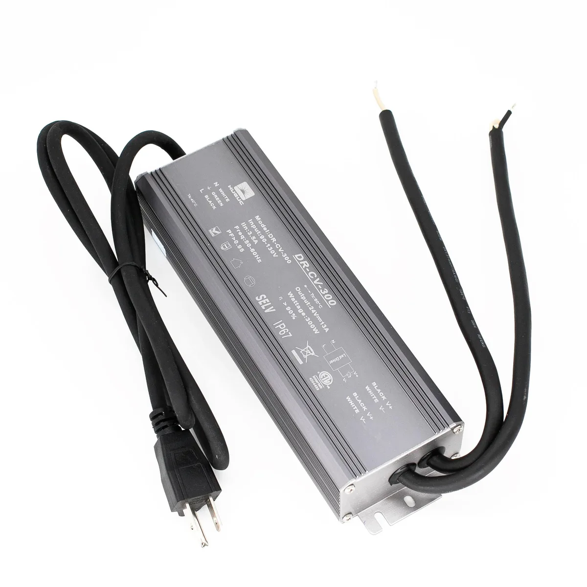LED Updates LED Updates 24V 12.5A 300W ETL IP67 Power Supply Driver — product photo