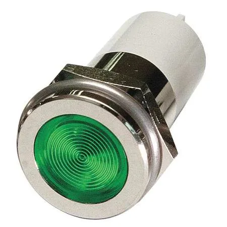 Value Brand Value Brand 24M170 Green Flush Panel Light 24 V DC 16mm — product photo