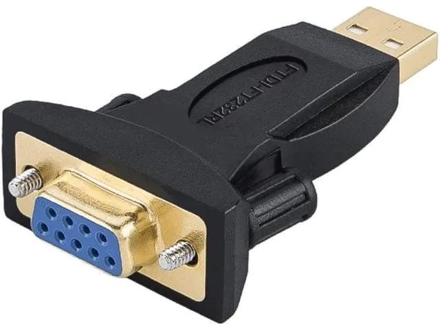 Manw Manw USB 2.0 to RS232 DB9 Serial Converter FTDI Chipset Black — product photo