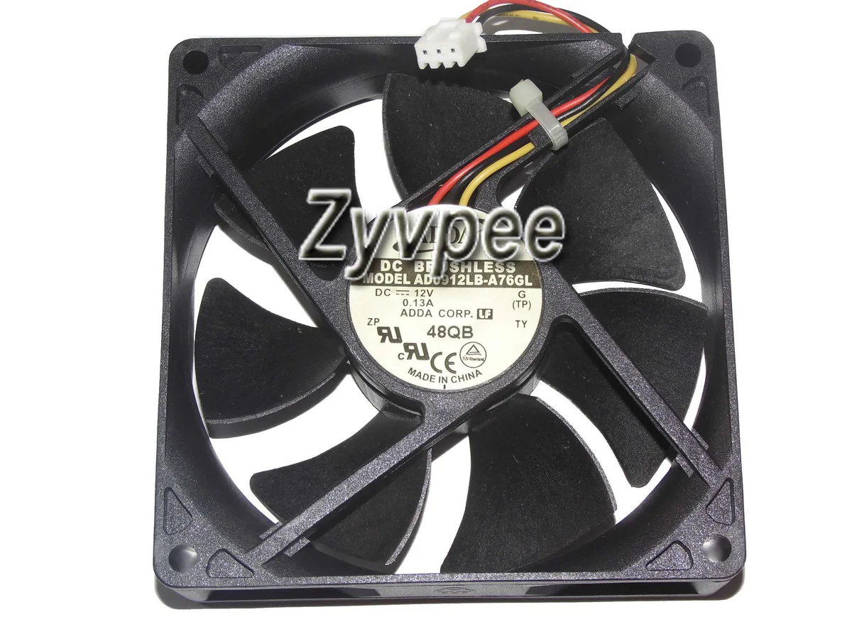 Zyvpee Zyvpee AD0912LB-A76GL 90×25 mm 12 V 0.13 A 3-pin case fan — product photo