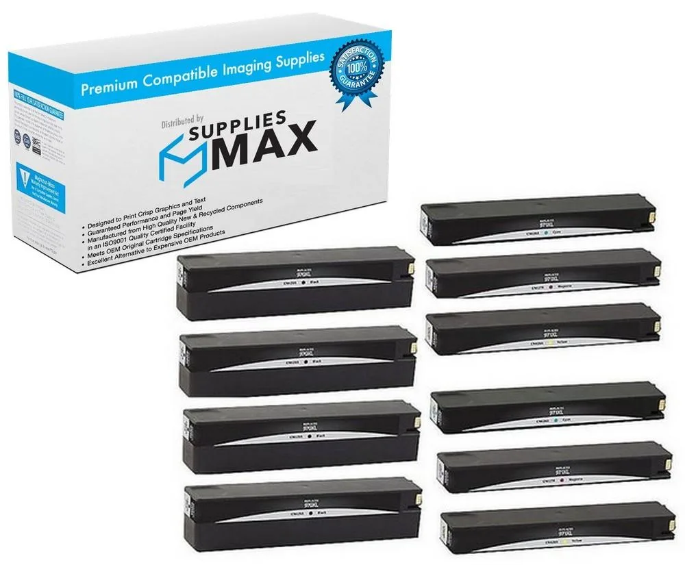 SuppliesMax SuppliesMax HP CN62A4B2CMY High Yield Inkjet Combo Pack 4BK 2C 2M 2Y 9200 pages — product photo