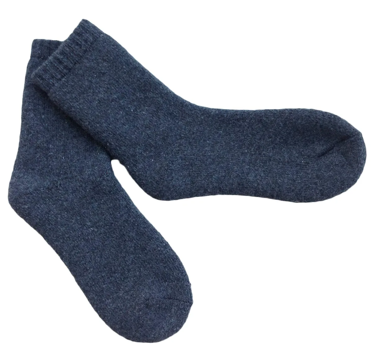 Lian LifeStyle Lian LifeStyle Dark Grey Wool Crew Socks Size 6-9 (1 Pair) — product photo