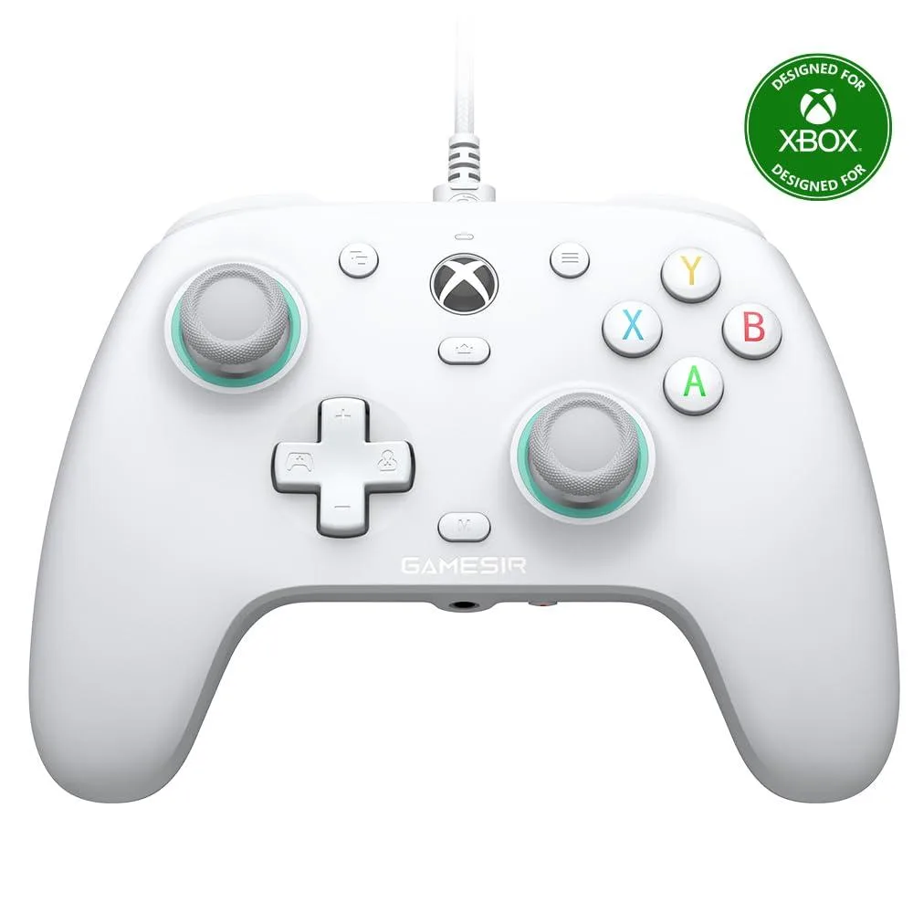 GameSir G7 SE Wired Controller White Hall Effect 3.5mm Audio Jack — product photo