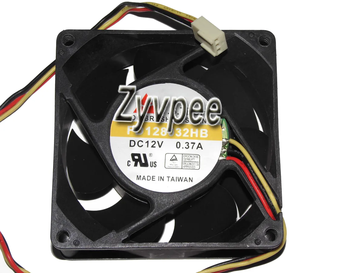 Zyvpee Zyvpee FD128032HB 80*32mm 12V .37A 3-pin case fan — product photo