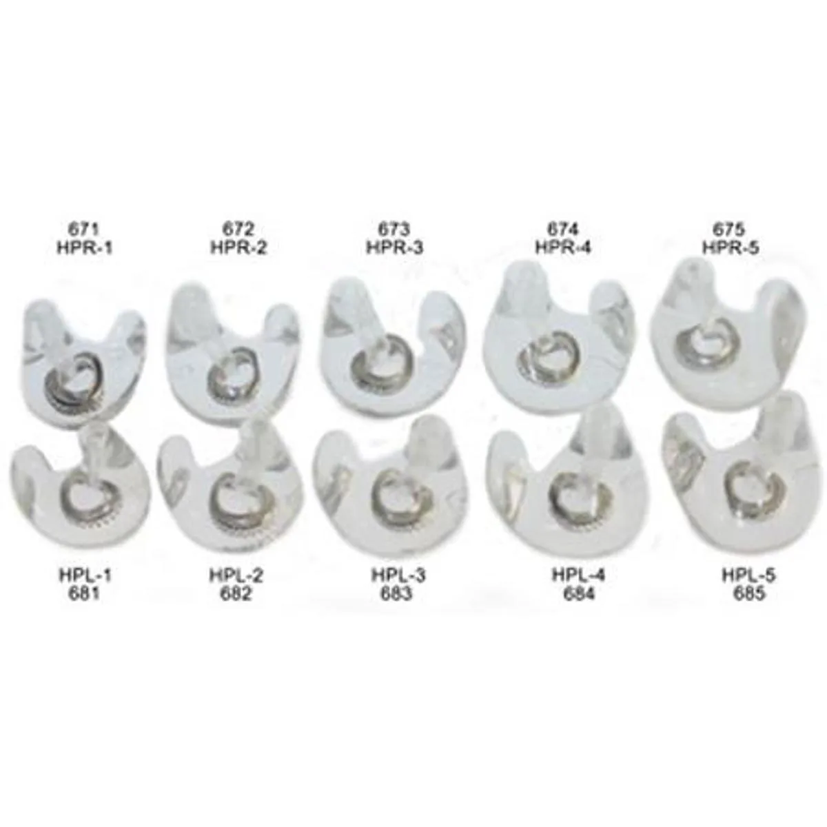 Audio Implements Audio Implements HPR-5 Right Large Hard Plastic Mold 675 — product photo