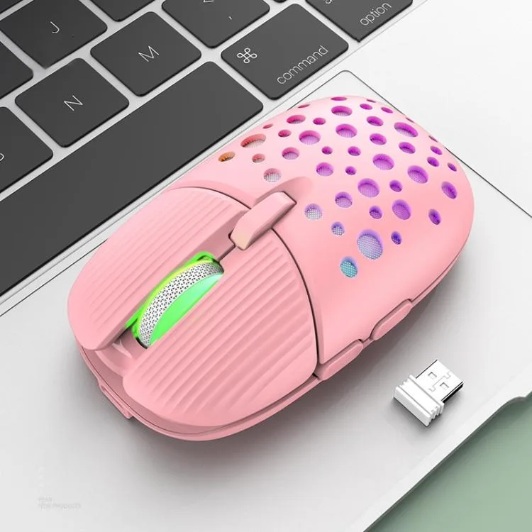 allentian allentian K-Snake BM900 6-Button 2.4G Wireless Mouse Pink — product photo