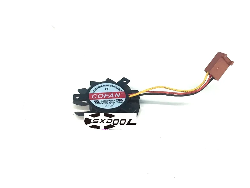 SXDOOL SXDOOL COFAN F-4008H12BIV 12V 0.18A 40mm 3-wire case fan — product photo