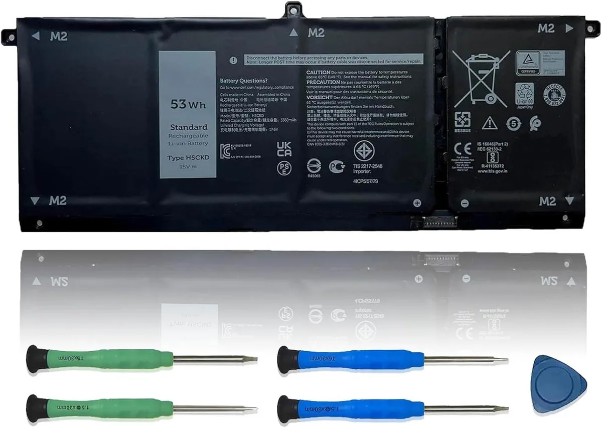 PISKEKAT PISKEKAT H5CKD. 15V 53Wh 3360mAh laptop battery — product photo