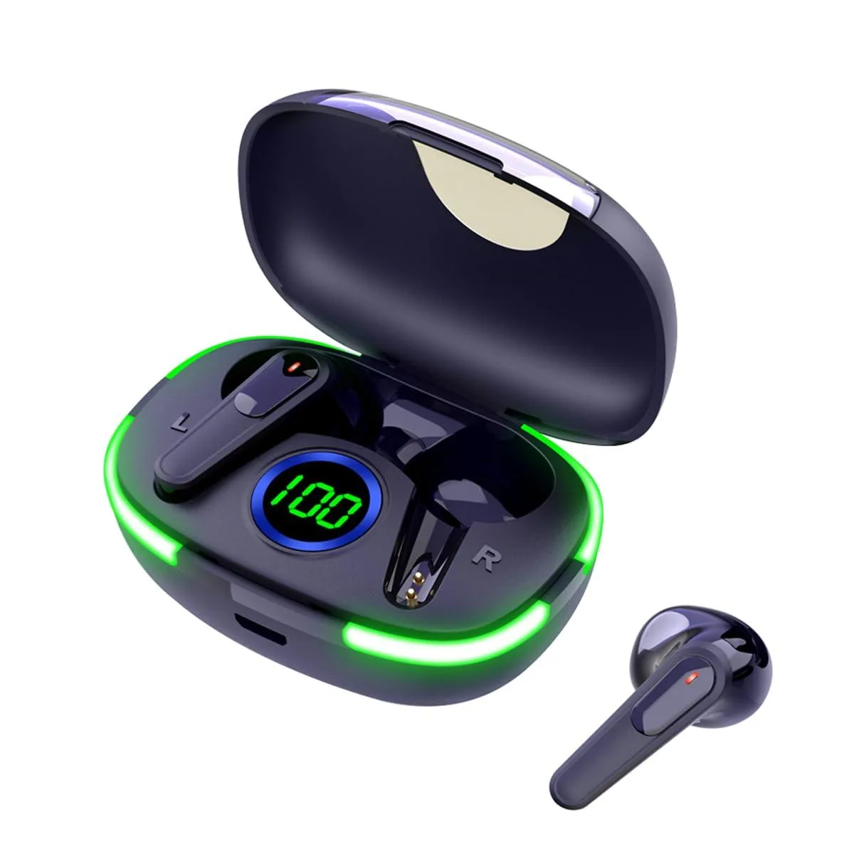  MWRPCRDN R80 Wireless Earbuds 20h IPX7 Black — product photo