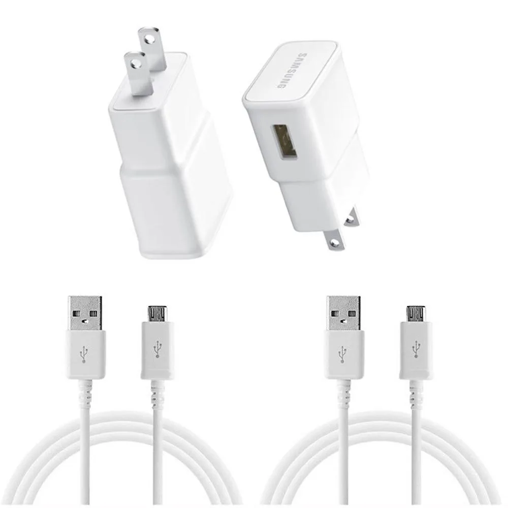 SAMSUNG SAMSUNG USB Charger Kit for Galaxy Note 4 5 S6 S7 Edge 2 Pack — product photo