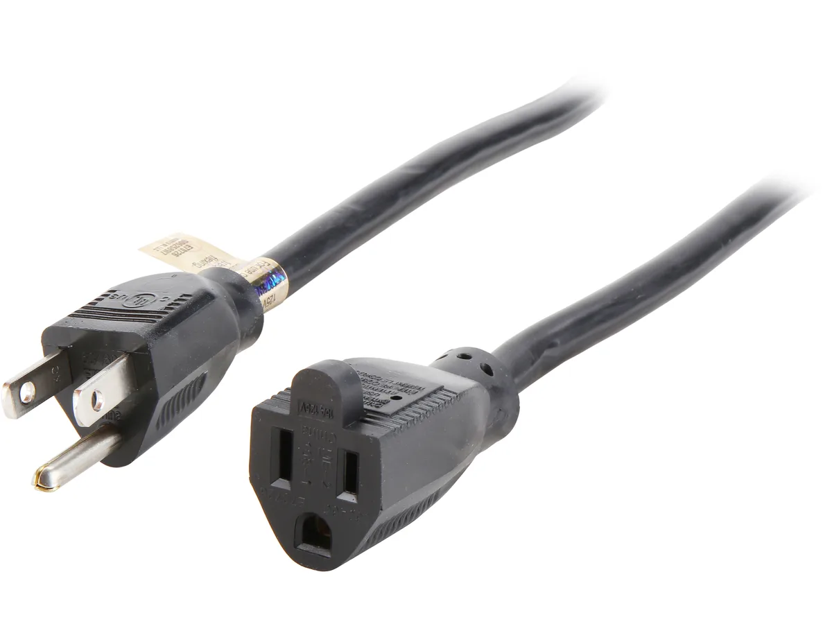 Tripp Lite Tripp Lite P024-006 computer power extension cord 6 ft 14AWG 15A 120V NEMA 5-15P to 5-15R — product photo
