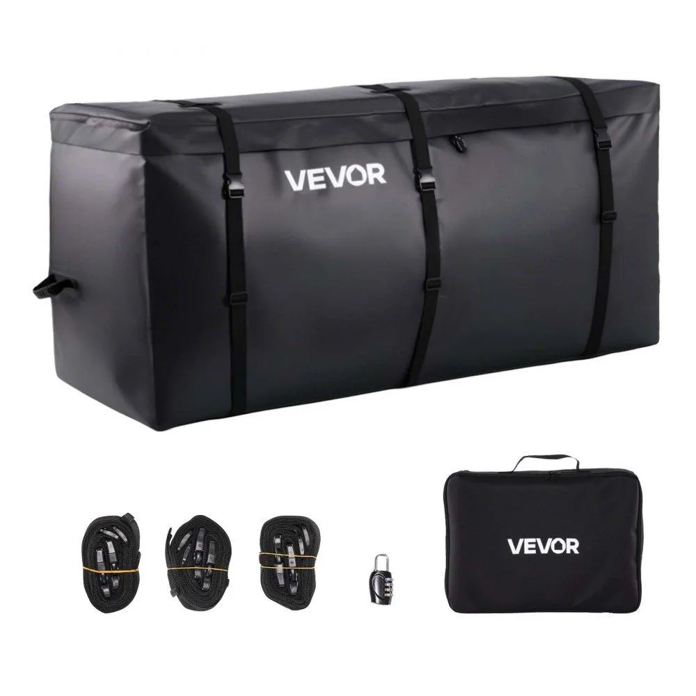 VEVOR VEVOR Hitch Cargo Carrier Bag 25 cu ft Waterproof Black — product photo