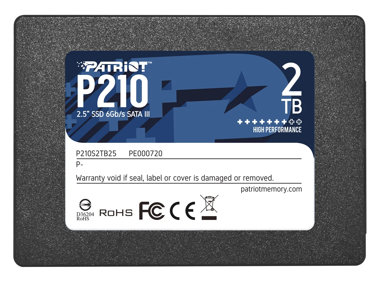 Patriot Memory Patriot Memory P210S2TB25 2.5" 2TB SATA internal SSD — product photo