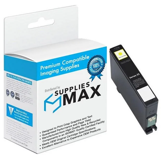 SuppliesMax SuppliesMax Dell 331-7380 Yellow High Yield Inkjet Cartridge 700 Pages — product photo
