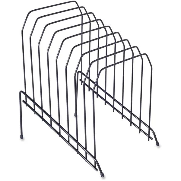 Lorell Lorell LLR80632 Wire File Sorter 8 Dividers Black — product photo