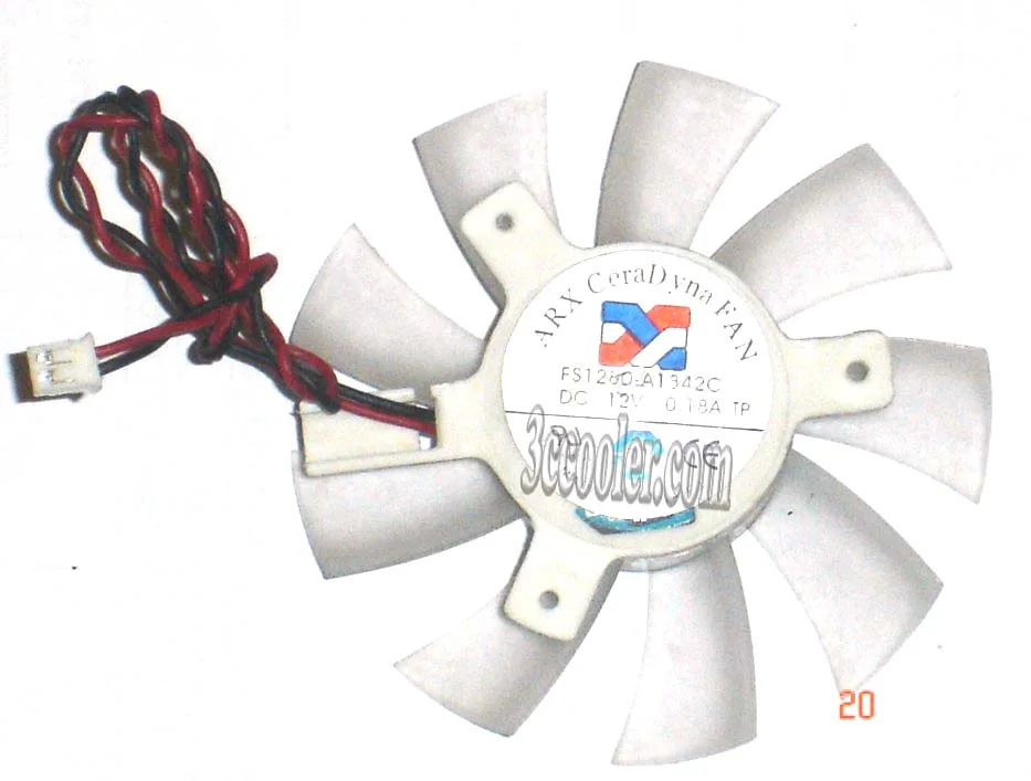 OEM Industries OEM Industries FS1280-A1342C frameless fan 12V .18A 2-pin — product photo