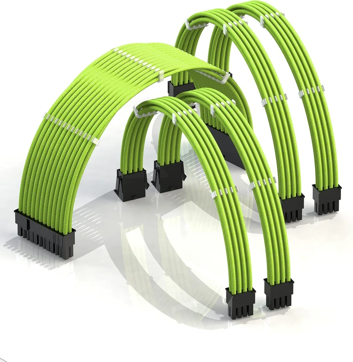 PISKEKAT PISKEKAT Server Rack 300mm Green 24P 2x8P CPU 2x8P GPU — product photo